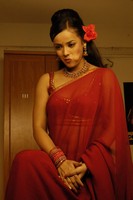 Tanu Roy Hot Saree Photos